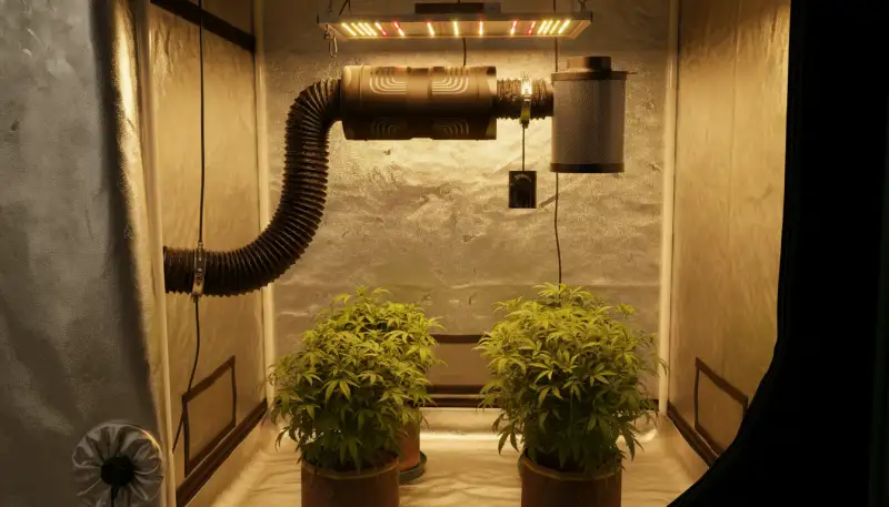 Effiziente Abluftsysteme für gesunde Indoor-Grows