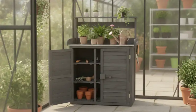 Ergonomische Pflanztische für Ihr Gewächshaus