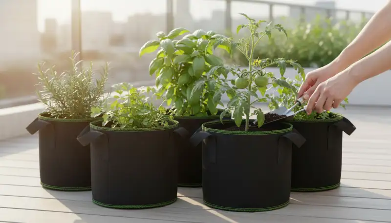 Stofftöpfe: Gesündere Wurzeln, bessere Ernten