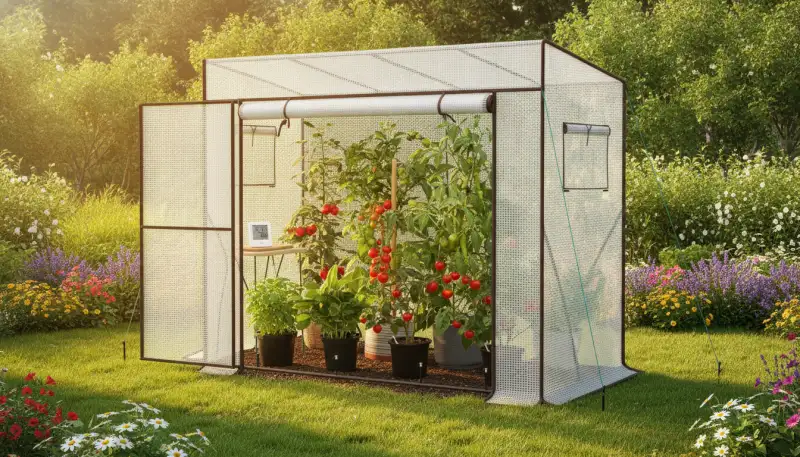 Tomatengewächshaus optimal einrichten